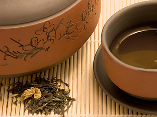 Image showing jasmin green tea