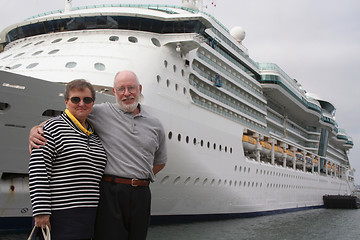 Image showing Senior Couple Ready for Another Cruise