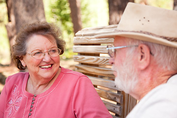 Image showing Loving Senior Couple Outdoors
