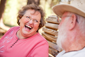 Image showing Loving Senior Couple Outdoors