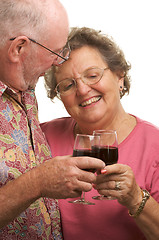 Image showing Happy Senior Couple Toasting