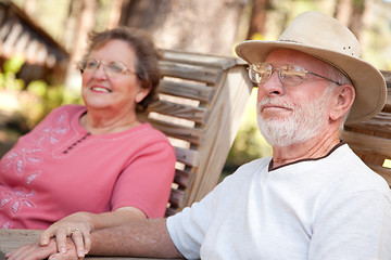 Image showing Loving Senior Couple Outdoors