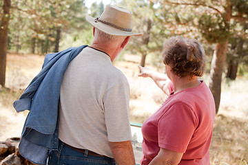 Image showing Loving Senior Couple Outdoors