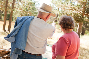 Image showing Loving Senior Couple Outdoors