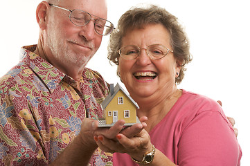 Image showing Happy Senior Couple & Home