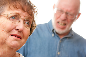 Image showing Senior Couple in an Argument