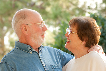 Image showing Happy Senior Couple Outdoor Portrait