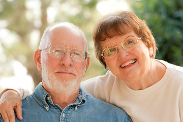 Image showing Happy Senior Couple Outdoor Portrait