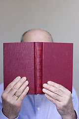 Image showing Reading Old Man