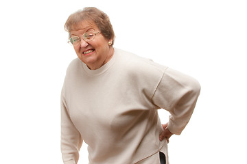 Image showing Senior Woman with Backache