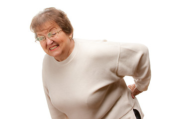 Image showing Senior Woman with Backache