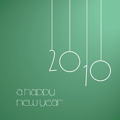 Image showing Happy new year 2010