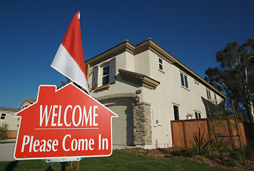 Image showing Welcome, Please Come In Sign