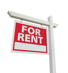 Image showing For Rent Real Estate Sign