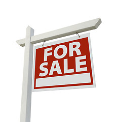 Image showing For Sale Real Estate Sign Isolated
