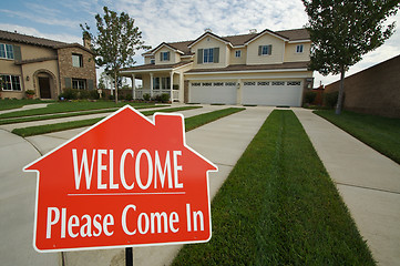 Image showing Welcome, Please Come In Sign