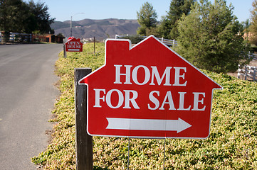 Image showing Home For Sale Signs