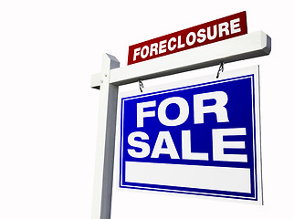 Image showing Foreclosure For Sale Real Estate Sign