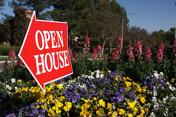 Image showing Open House Sign