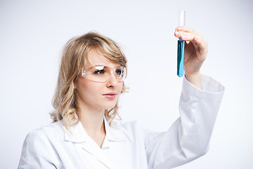 Image showing Female scientist