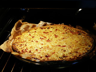 Image showing quiche lorraine