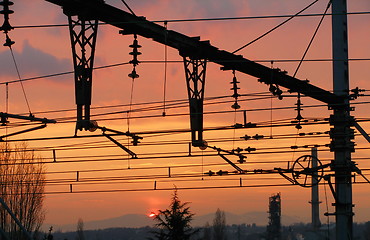 Image showing overhead line