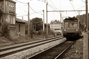 Image showing departure train