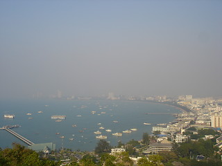 Image showing Coastline of Pattaya in Thailand