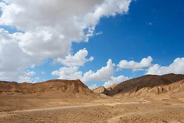 Image showing Scenic desert landscape 