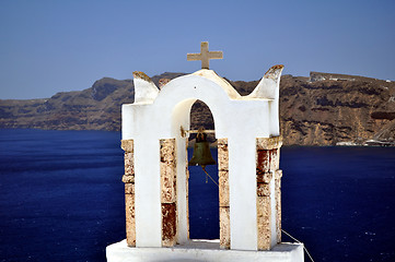 Image showing Church in Santorini 