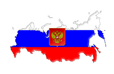 Image showing Russian Federation flag