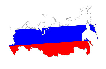 Image showing Russian Federation flag