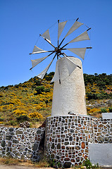 Image showing Wind mill in Crete