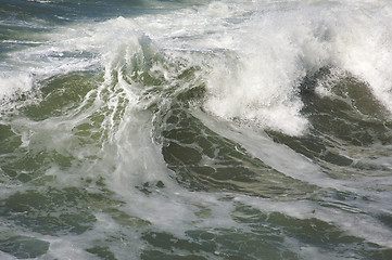 Image showing Rough Pacific Ocean Waves