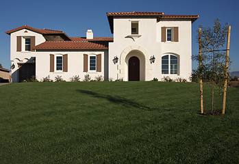 Image showing Modern Home in Rural Setting.