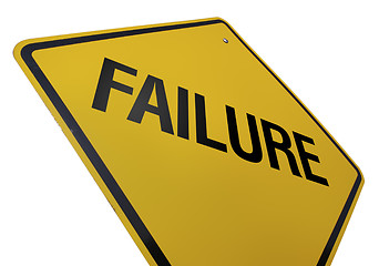 Image showing Failure Road Sign Isolated