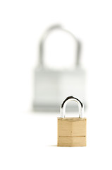 Image showing Pair of Padlocks