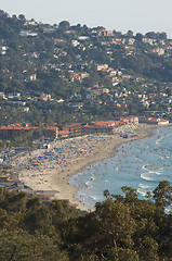 Image showing Crowded Day At The Beach