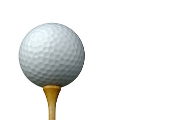 Image showing Golf Ball & Tee