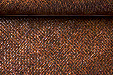 Image showing Rattan Weave Background