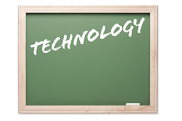 Image showing Chalkboard Series - Technology