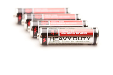 Image showing Batteries on White