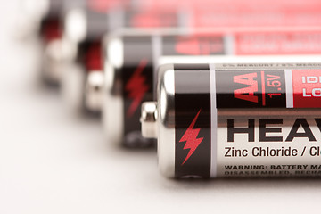 Image showing Batteries on White