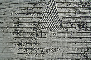 Image showing Abstract Cement Wall Preparation