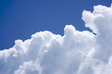 Image showing White Cumulus Clouds