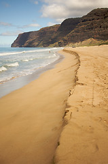 Image showing Polihale Beach, Kauai