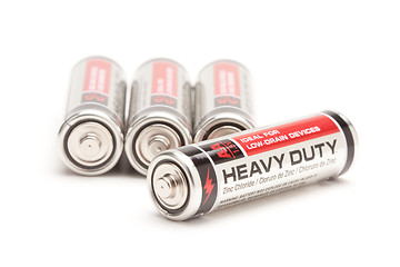 Image showing Batteries on White