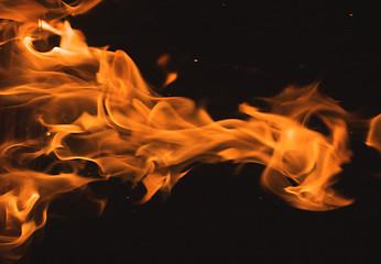 Image showing Dramatic Flames