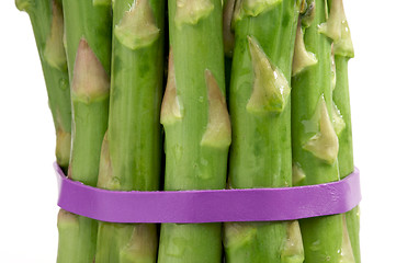 Image showing Fresh Organic Asperagus