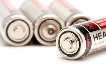 Image showing Batteries on White